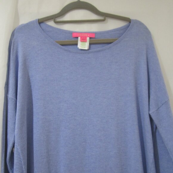 Lilly Pulitzer S Ramona Fringe Sweater Periwinkle Purple - Picture 5 of 9